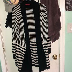 Black and white cardigan